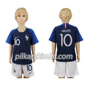 Koszulka Francja Mbappé 10 Dziecięca Główna Mistrzostwa Świata 2018 - Koszulki Piłkarskie